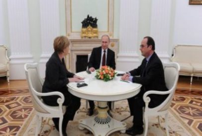 Переговоры Путина, Меркель и Олланда завершились